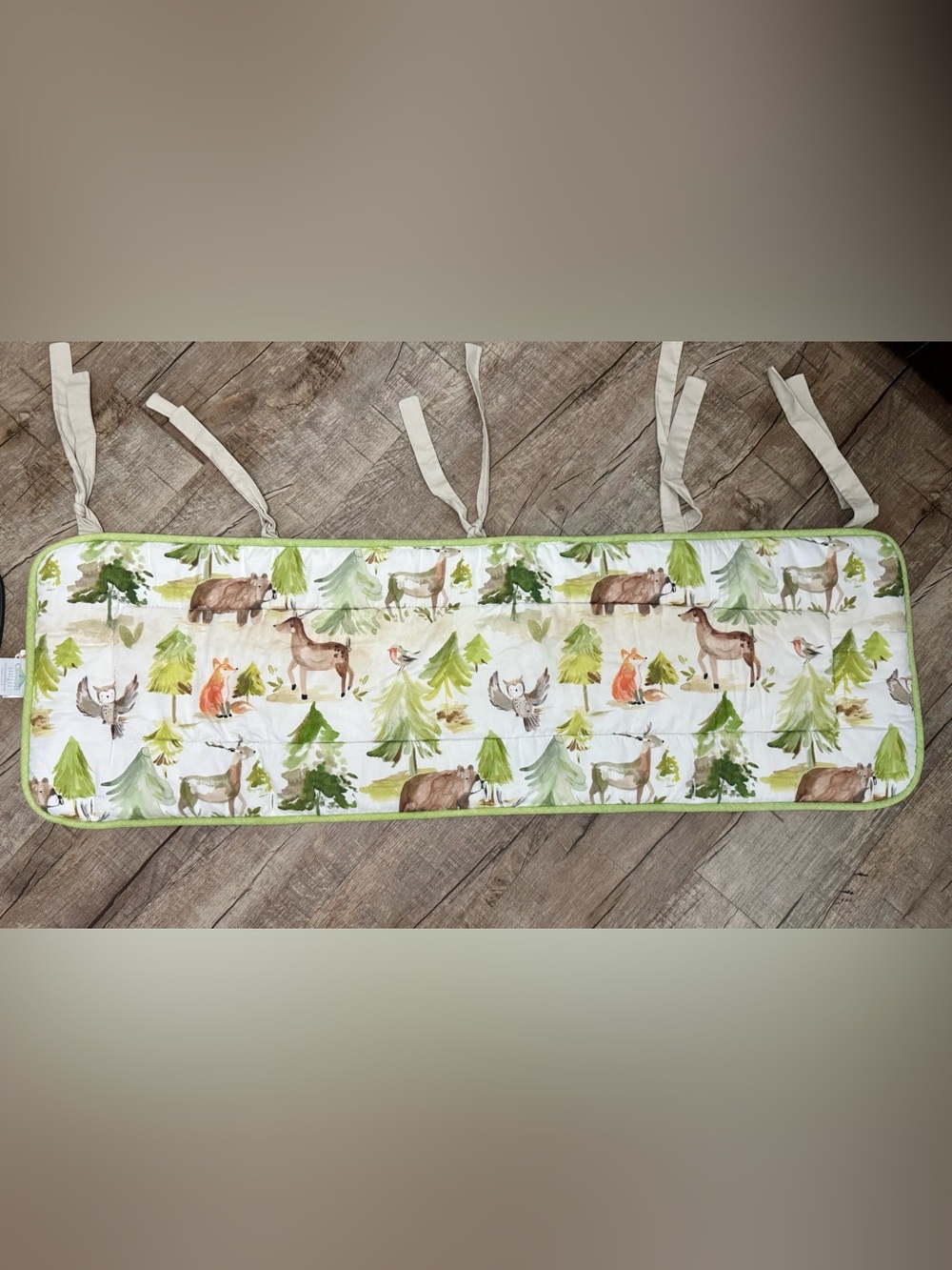 Carousel Designs Woodland Crib‎ Rail Cover Guard Watercolor Forest Animals